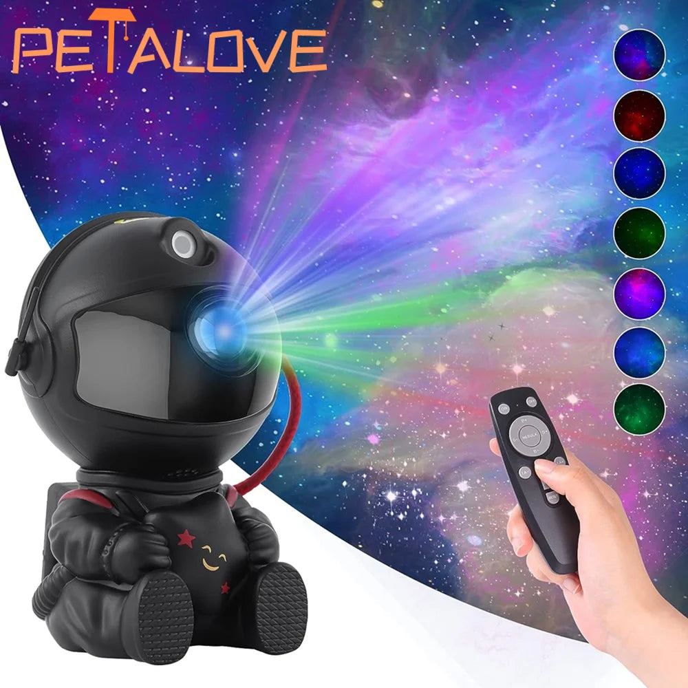 Astronaut Starry Sky Projection Light Full of Stars Ambient Light Spaceman Laser Nebula Water Ripple Bedroom Projection Light