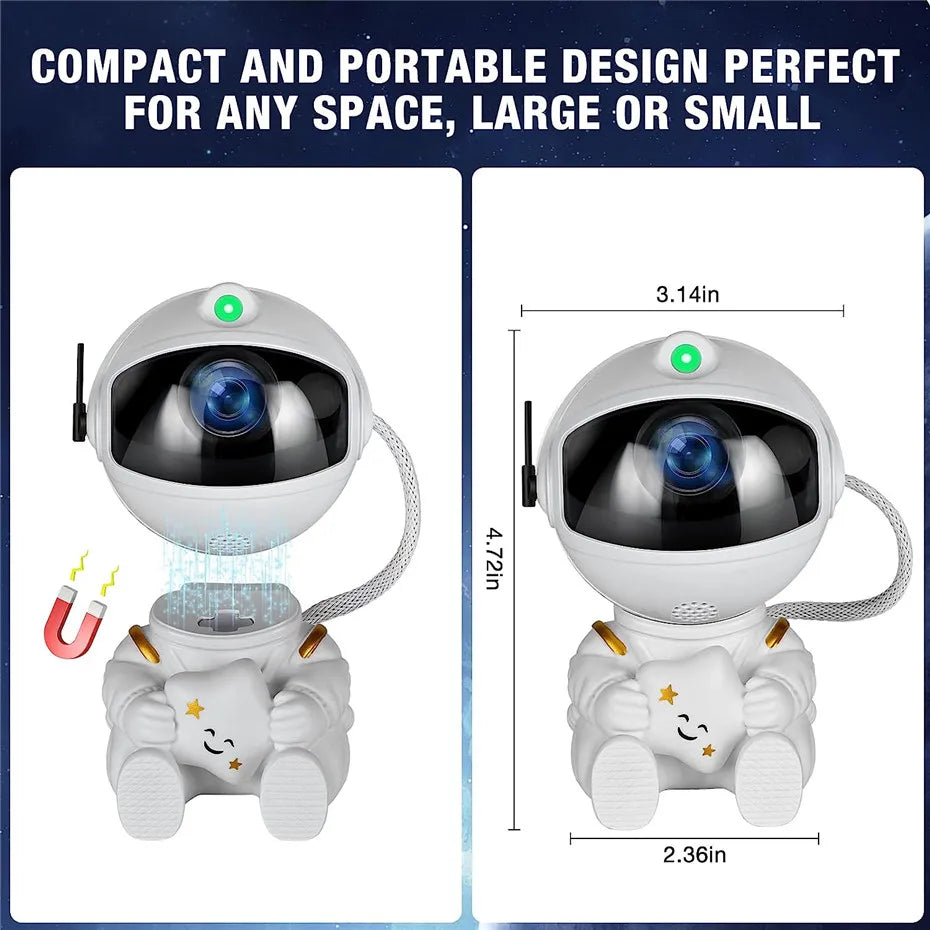 Astronaut Starry Sky Projection Light Full of Stars Ambient Light Spaceman Laser Nebula Water Ripple Bedroom Projection Light