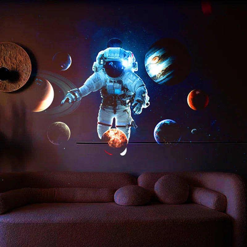 Night Light Galaxy Projector 15 patterns Earth Moon Planetarium Lamp Starry Sky Projector Bedroom deco  Atmosphere Light